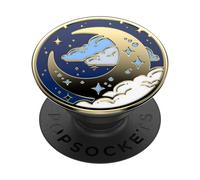 PopSockets: PopGrip - Soporte y Agarre para Teléfonos Móviles y Tablets con un PopTop Intercambiable - Enamel Fly Me To Moon