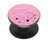 PopSockets: PopGrip - Soporte y Agarre para Teléfonos Móviles y Tablets con un PopTop Intercambiable - Enamel Zodiac Libra
