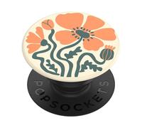 PopSockets: PopGrip - Soporte y Agarre para Teléfonos Móviles y Tablets con un PopTop Intercambiable - Fall Fleur