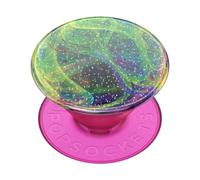 PopSockets: PopGrip - Soporte y Agarre para Teléfonos Móviles y Tablets con un PopTop Intercambiable - Glitter Slime Time