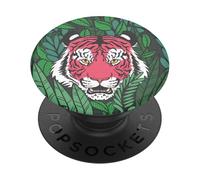 Popsockets PopGrip - Soporte y Agarre para Teléfonos Móviles y Tablets con un PopTop Intercambiable - Wild Tiger