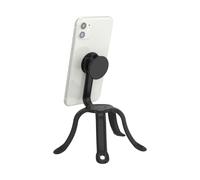 PopSockets: PopMount 2 Flex - Soporte y Tripod de Silicona Flexible Sin Adhesivo, Compatible con Smartphones y Tablets - Black