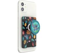 PopSockets PopWallet+ con un PopTop Intercambiable Integrado para Teléfonos Móviles y Tablets - Stitch Aloha Pattern