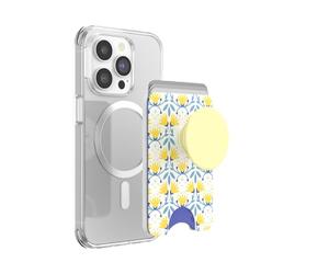 PopSockets PopWallet+ mit Integriertem Austauschbarem PopTop für Smartphones und Tablets - Tea Towel