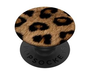 Popsockets- Safari de animales salvajes con estampado de leopardo PopGrip: Agarre intercambiable para Teléfonos y Tabletas
