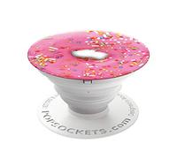 Popsockets - Soporte y Agarre (No Intercambiable) para Teléfonos Móviles y Tabletas - Pink Donut