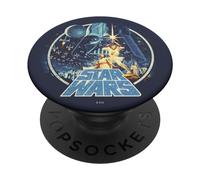 Popsockets-Star Wars Star Wars Group Victory Scene Retro Poster PopGrip: Agarre intercambiable para Teléfonos y Tabletas