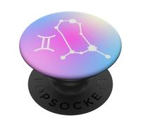 PopSockets Zodiac - Agarre para teléfono con Signo de Estrella de Géminis PopSockets PopGrip Adhesivo