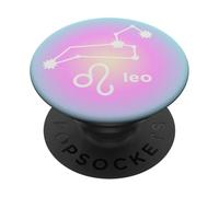 PopSockets Zodiac - Agarre para teléfono, constelación Leo PopSockets PopGrip Adhesivo