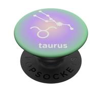 PopSockets Zodiac - Agarre para teléfono, Signo del Zodiaco Tauro PopSockets PopGrip Adhesivo