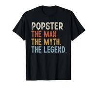 POPSTER El Abuelo El Mito La Leyenda Día del Padre Vintage Camiseta