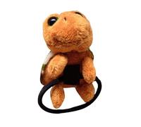 Popular cinta para el pelo de tortuga peluda para adultas y niñas, broche de dibujos animados, bonito lazo para el pelo, soporte para cola de caballo