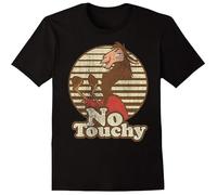 Popular Fashion Fashion Emperor New Groove Kuzco Llama No Touchy Men's T Shirt Comfortable Black XXL