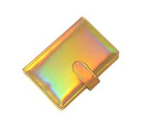 Popular funda para cuaderno de 6 anillos/hojas sueltas con cierre de hebilla magnética, presilla para bolígrafo para mujeres, adolescentes, cuaderno rellenable para la escuela, multicolor