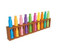 Popular Juego de Memoria Educativo de Entrenamiento lógico: Juego de Combinar el Color de la Botella, desafío grupal de Juegos de Mesa | para Acampar, Vacaciones, Fiestas, Noches, aulas, Viajes en el