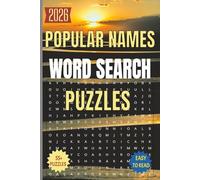 POPULAR NAMES WORD SEARCH PUZZLE BOOK