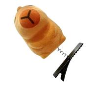 Popular pinza para el pelo de Capybaras 3D, cómoda de llevar para festivales de música, uso diario, adorno para el pelo