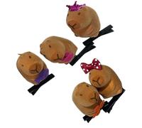 Popular pinza para el pelo de Capybaras 3D, cómoda de llevar para festivales de música, uso diario, adorno para el pelo