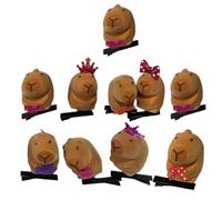Popular pinza para el pelo de Capybaras 3D, cómoda de llevar para festivales de música, uso diario, adorno para el pelo
