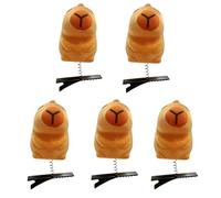Popular pinza para el pelo de Capybaras 3D, cómoda de llevar para festivales de música, uso diario, adorno para el pelo