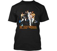 Popular The Isley Brothers American R&B Funk Rock Music Band Tees Black