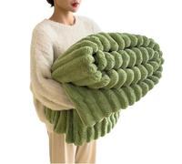 Popular Thickened Rabbit Soft-Touch Nap Blanket, Flannel Milk Micro-Soft Double Sided Soft Warm Throw for Bed Sofa Couch, Gentle-Texture Nap Throw, Lightweight Winter Comfort Cover for Adults Home Use