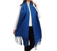 Popular Thickened Warm Scarf With Tassel Shawl For Women Staubmagnet Recarga 20 Toallitas, azul, A