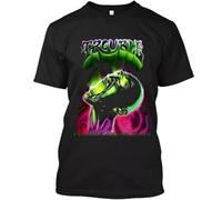 ! Popular! Trouble Plastic Green Head American Music Art Logo T-ShirtBlack3XL
