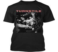 Popular Turnstile American Alternative Rock Band Hardcore Punk T-Shirt Black L