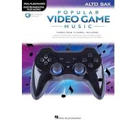 Popular Video Game Music: Alto Sax Play-Along Book with Online Audio
