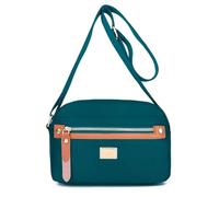 Popularate Nylon Crossbody Bag, Fashion Women's Nylon Crossbody Bag with Zipper, Waterproof Fashion Classic Shoulder Bags (Postal blue)