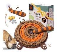 POPUPJOYS Hide & Seek Dog Snuffle Mat - Tapete para olfatear para perros - Juguetes interactivos para perros para forrajear y golosinas - Alfombrilla de alimentación estimulante para perros