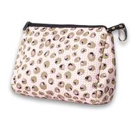 POPUPS Bolsa de maquillaje grande con cremallera, bolsa de cosméticos de neopreno impermeable de 7.7 x 10.7 x 5 pulgadas, oliva silvestre