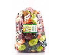 Popurrí de Flores Secas con Aroma a Manzana con Canela | Paquete Grande 1100 ml ≈ 150-190 g | Decoración Floral para el Hogar | Flores Secas para Jarrón, Sala de Estar Dormitorio Baño | Aroma Delicado