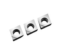 POQAX 10 brocas de carburo CBN for torno, CCMT060202/0204 CCMT09T302/304/308 CCMT120402, insertos de carburo PCD for herramientas de torneado.(PCD,CCMT09T302)