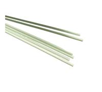 POQAX 20 varillas de fibra vidrio blancas 50 cm largo, 0,8/1,0/1,5/2,0/3,0/4,0/5, mm(4.5x500mm)