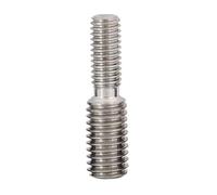 POQAX Barras de conversión de doble cabezal con rosca M3-M20, varilla roscada de precisión con rosca externa de acero inoxidable 304(M5x10-M10x10 5Pcs)