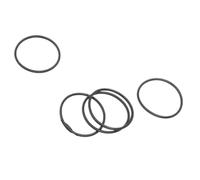 POQAX Junta tórica de caucho nitrilo NBR, junta negra, anillo de goma redondo, resistente a la temperatura(OD130xCS2.5-25pcs)