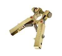 POQAX Portaescobillas de carbón cobre con anillo colector en forma V J204 J164, conjunto máquina portaescobillas 15 A y 18 A, 1 pieza(8x12mmX12DX60L X J164)