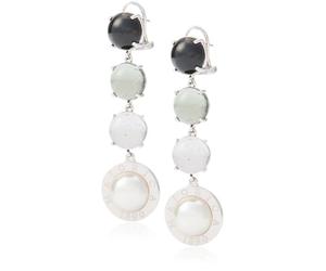 POR BRINCOS MAJORICA OUTLET, PRATA 925, TU, Acero inoxidable, No es una piedra preciosa