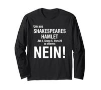 por Citar a Shakespeares Hamlet no. Manga Larga