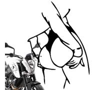 Por coche 17 x 12 cm Adesivo Riflettente Art Decal Car Decor - Figura Di Una Ragazza, Riflettenti Per La Guida Notturna Di Sicurezza Per La Motocicletta Del Computer