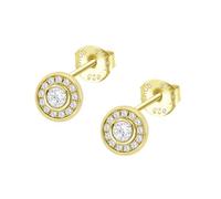 LOTUS SILVER Pendientes Mujer Plata 925 ml - Pendientes de botón