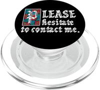 por Favor, Dude en Ponerse en Contacto Conmigo Divertido introvertido PopSockets PopGrip para MagSafe