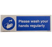 Por favor, lávate las manos con regularidad.