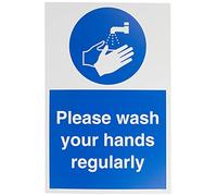 Por favor, lávate las manos con regularidad.