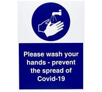 Por favor, lávate las manos, evita la propagación de Covid-19
