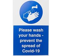 Por favor, lávate las manos, evita la propagación de Covid-19