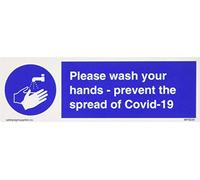 Por favor, lávate las manos - evita la propagación de Covid-19