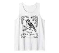 por Favor, Mastica Más Silencioso Divertido Introvertido Naturaleza Amante De Las Camiseta sin Mangas